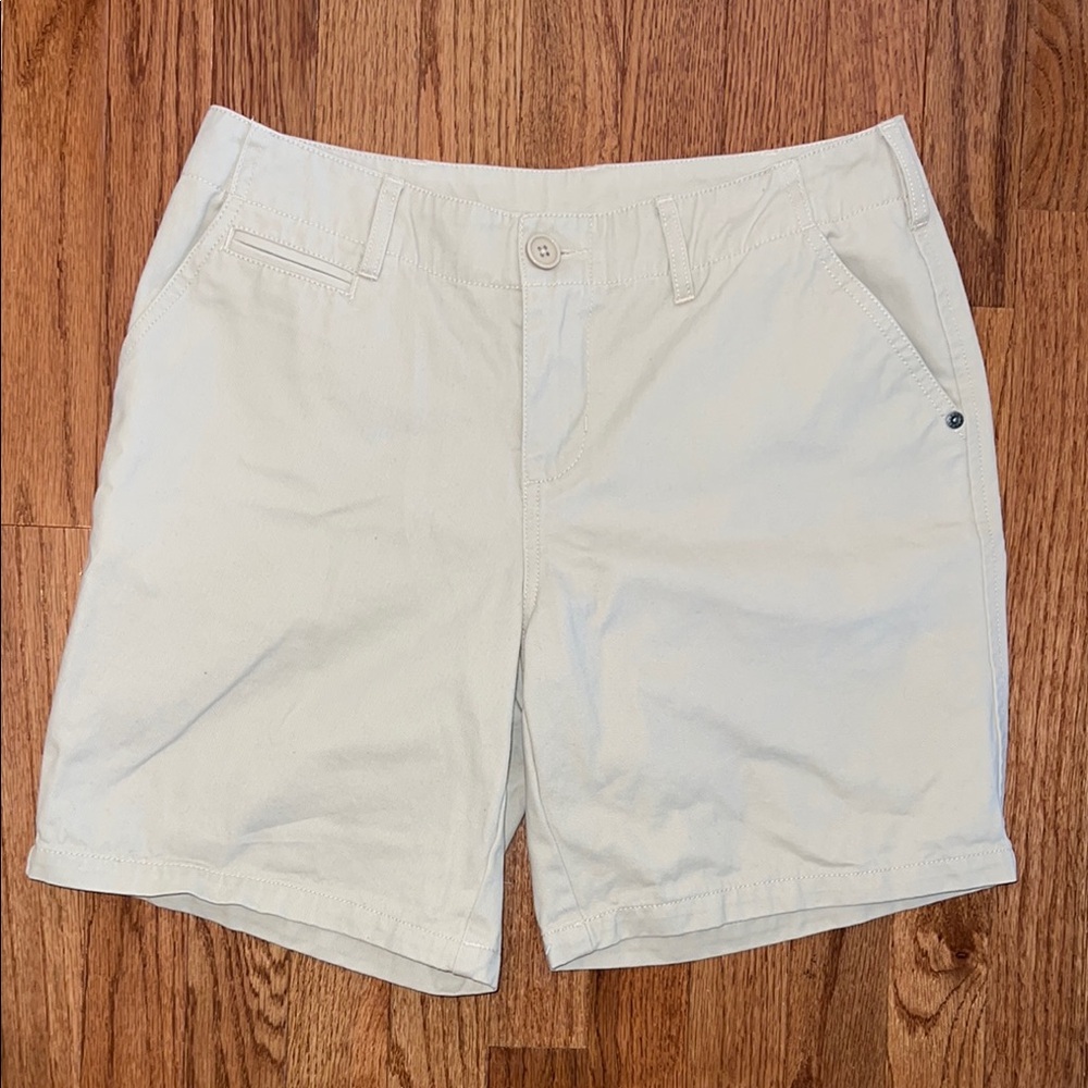 Venus Women’s Khaki Chino High Rise Bermuda Shorts Size 6